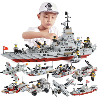 3D battleship building blocks - Nicole's Dreamer Creations