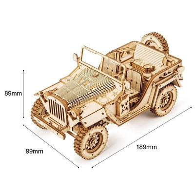 3D Wooden Puzzle Army Jeep - Nicole's Dreamer Creations