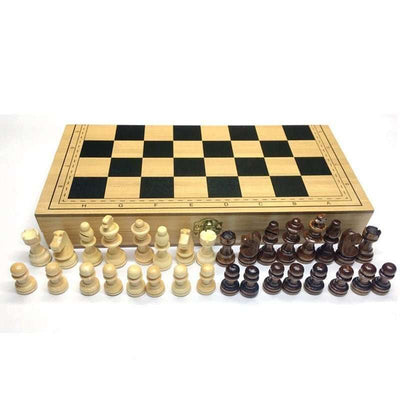 Chess Wooden Folding Magnetic Wooden Chess Pieces - Nicole's Dreamer Creations