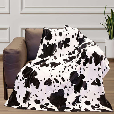 Cow Printing Blanket Digital Flannel - Nicole's Dreamer Creations