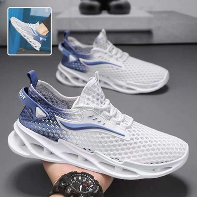 Men's Lace - up Sneakers Mesh Sports Shoes Fashion Hollow - sole Low Top Running Shoes - Nicole's Dreamer Creations