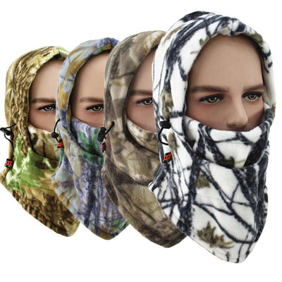 Outdoor Camouflage Multifunctional Fleece Hood - Nicole's Dreamer Creations