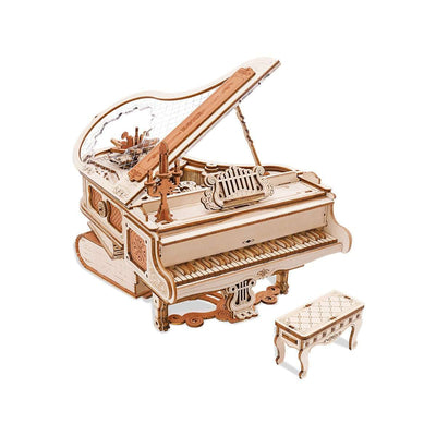 ROKR AMK81 Magic Piano 3D DIY Puzzle With Music Wooden Building Kits For Gifts - Nicole's Dreamer Creations