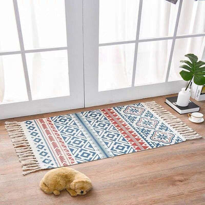 Scandinavian Style Linen Cotton Rug - Nicole's Dreamer Creations