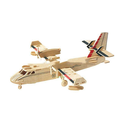 Wooden (amphibious bomber) 3D wooden puzzle - Nicole's Dreamer Creations